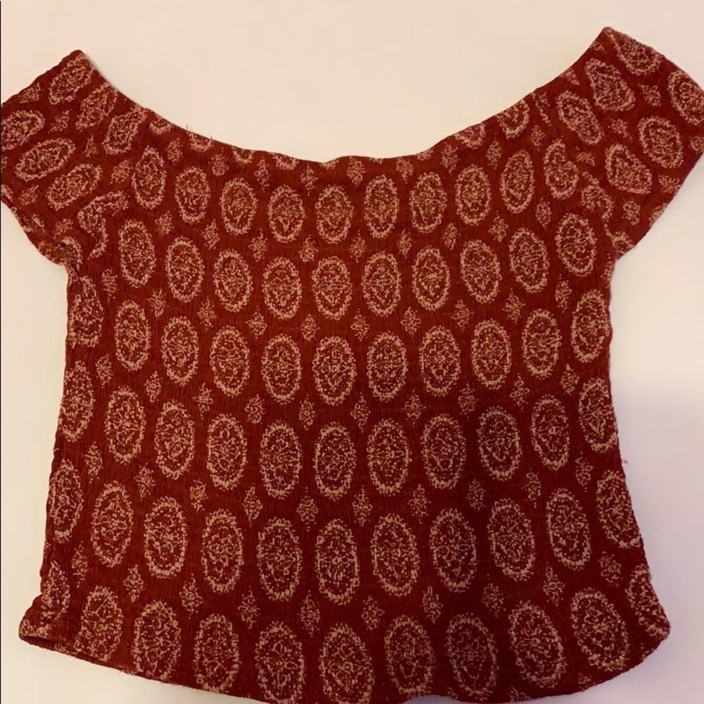 brandy melville off the shoulder top